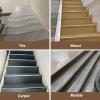 Stair Nosing Edge Trim Aluminum, Waterproof Waterproof Stair Edge Protector, Indoor Outdoor Floor Transition Strip, Non-Slip Safetys Corner Edge Guard Strip(Brown,W 7 x H 3cm) view 2