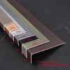 Stair Nosing Edge Trim Aluminum, Waterproof Waterproof Stair Edge Protector, Indoor Outdoor Floor Transition Strip, Non-Slip Safetys Corner Edge Guard Strip(Brown,W 7 x H 3cm) view 3