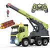 Double E Volvo FMX 1:20 Scale RC Crane Truck - 660 Rotating Console, 2.4GHz Anti-Interference, Realistic Lifting Sounds & LED Work Lights - Construction Toy for Adults view 1