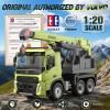 Double E Volvo FMX 1:20 Scale RC Crane Truck - 660 Rotating Console, 2.4GHz Anti-Interference, Realistic Lifting Sounds & LED Work Lights - Construction Toy for Adults view 2