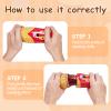 TAILERRI Nesting Dolls, Animal Nesting Easter Eggs Toys, Wooden Matryoshka Dolls for Kids (Long Lion) view 2