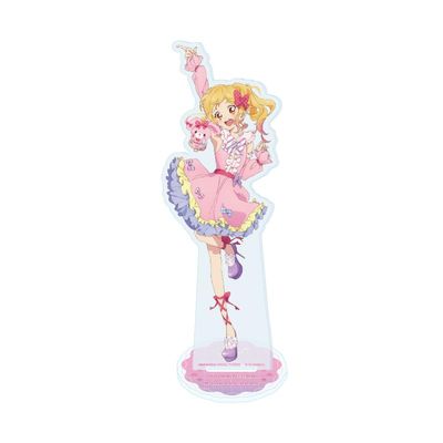 Aikatsu Stars! x Sanrio Characters 01 Yume Nikino x Bonbon Ribon [Collaboration Illustration [Life-Size] Acrylic Stand