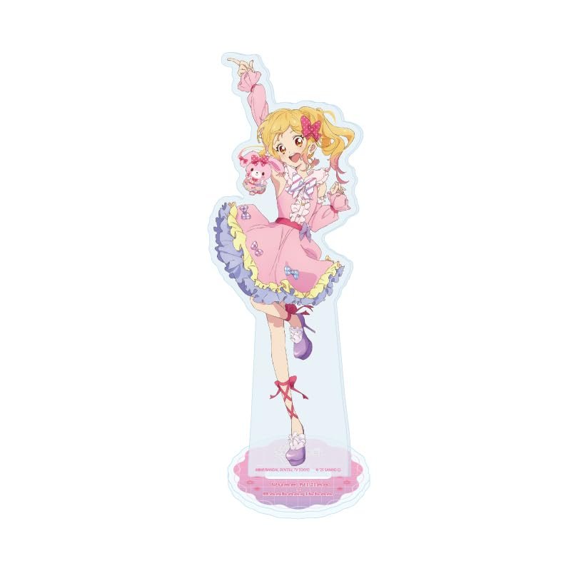 Aikatsu Stars! x Sanrio Characters 01 Yume Nikino x Bonbon Ribon [Collaboration Illustration [Life-Size] Acrylic Stand