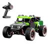 wheelfun 1:14 Radio Control High Speed Off Road Vehicle 48km/h Remote Control Four Wheel Drive Car Brushed Motor ESC LED Lights RTR Hobby Grade Model for Adult Hobby(Green) view 1