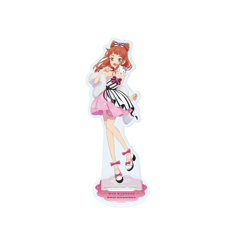 Aikatsu Stars! x Sanrio Characters 04 AKO Saotome x Charmy Kitty [Collaboration Illustration [Life-Size] Acrylic Stand