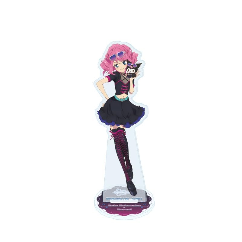 A3 Aikatsu Stars! x Sanrio Characters 02 Laura Sakuraba x Kuromi [Collaboration Illustration [Life-Size] Acrylic Stand
