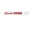 10Pcs Senior Sash 2026 Red Glitter White Satin Sashes for Class of 2026 Graduation Celebrations Party Graduated Senior Cheerleader view 2