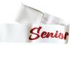 10Pcs Senior Sash 2026 Red Glitter White Satin Sashes for Class of 2026 Graduation Celebrations Party Graduated Senior Cheerleader view 3