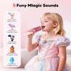 Mini Karaoke Machine Toy for Kids, Portable Karaoke Machine with 2 Wireless Microphone for 4,5,6,7,8,9,10,11,12+ Years Old Christmas Birthday Gifts Girls Boys (Pink) view 2