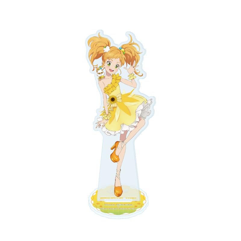 A3 Aikatsu Stars! x Sanrio Characters 08 Yuzu Nikaido x Korokurilin [Collaboration Illustration [Life-Size] Acrylic Stand