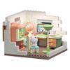 kvlidvo Koko's Cat Town DIY Miniature House Kit, Tiny White House Series Home Office Building Kits, Dollhouse with 254 Pieces, Gift for Cat Lovers Girls Boys Teens Kids Ages 3+ view 1