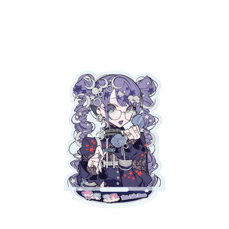 A3 Kei Mochizuki x Sanrio Characters 01 Little Twin Stars [Collaboration Illustration] Acrylic Stand