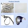 Venetian Phantom Mask For Halloween, Half-Face Masquerade Mask With Adjustable Ribbons For Comfort And Style view 4