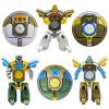 6PCS Transformable Fidget Spinners for Kids Party Favor, Deformable Robot Spinner Fidget Toys, Fingertip Gyros Stress Relief Sensory Toy Stocking Stuffers Bulk Gifts Kids Classroom Prizes view 1