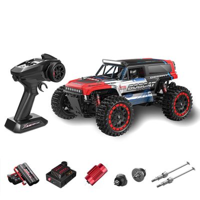 XeleMush 1/16 S912PRO RC Rock Crawlers, 2.4G 4WD Brushless Full-Proportional 36KM/h High-Speed Off-Road RC Rock Trucks, All Terrain Climbing Car for Adult (Two Batteries)
