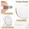 10 Blank Engraving Challenge, 1.57 Customizable With Threaded Edges, Acrylic Cases For Safe Storage view 3
