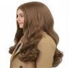ZGXYZXMY Brown Wig for Girls Kids Long Wavy Curly Middle Part Wig for Girls Synthetic Cosplay Costume Party Wigs view 2
