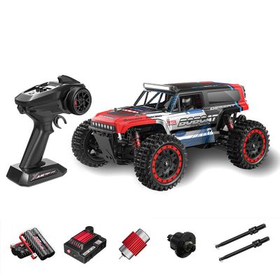 XeleMush 1/16 S912 RC Rock Crawlers, 2.4G 4WD Brushless Full-Proportional 36KM/h High-Speed Off-Road RC Rock Trucks, All Terrain Climbing Car for Adult (Two Batteries)