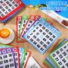 Eersida 200 Pack Jumbo Bingo Cards Set 8" x 9" Reusable Easy to Read Bingo Paper Game Cards Board with Large Numbers Ideal for Seniors, Family Game Night Activities view 4