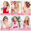 VViN Kids Vanity Set for Girls with Light & Music, Princess Vanity Table with Stool, Pretend Makeup Dresser with Crown, Scepter, Gloves & Jewelry Accessories, Toys for 3 4 5 Year Old view 4