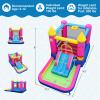 BOUNTECH Inflatable Bounce House with Ball Pit, Princess Bouncy House for Kids Indoor Outdoor w/Jumping Area, Basketball Hoop, Blower, Bounce House with Slide for 3-12 Backyard Birthday Party Gifts view 2