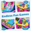 BOUNTECH Inflatable Bounce House with Ball Pit, Princess Bouncy House for Kids Indoor Outdoor w/Jumping Area, Basketball Hoop, Blower, Bounce House with Slide for 3-12 Backyard Birthday Party Gifts view 3