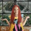 10PCS Girls Sally Christmas Costume, Sally Fancy Dress Outfits with Red Wig Bag Sleeves Leggings Halloween Props (XX-Large) view 4
