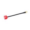 Alomejor Durable FPV Antenna 5.8 GHz RPSMA InnLoch 2.5 DBi 125 Mm for RC Drone Quadcopter, Mini RHCP Antenna Portable Portable Effective for Long Drones (Red) view 4