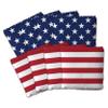 YouTheFan Stars & Stripes Set of 8 Cornhole Bags - All Weather Dual Sided Slide & Stop - Regulation Size with Carry case view 1