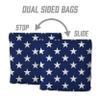 YouTheFan Stars & Stripes Set of 8 Cornhole Bags - All Weather Dual Sided Slide & Stop - Regulation Size with Carry case view 2