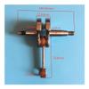 CxPAzVK 1E36F Crankshaft Kit for 36F / 36 / 1E36F-2 / 1E36F-2A / 1E36F-2C / 1E36F-2D / 33CC Grass Crankshaft view 2
