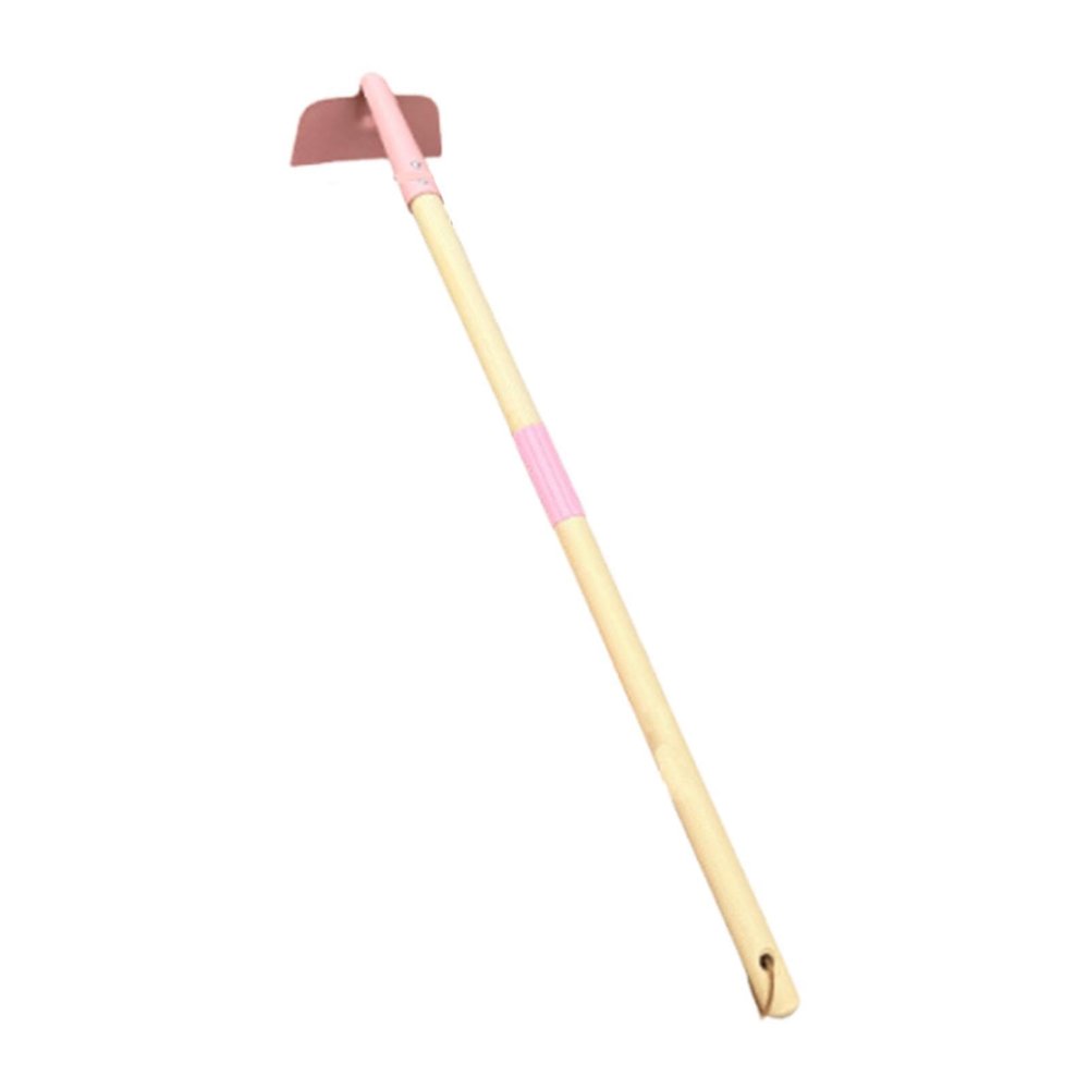 KiBcsLic Mini Garden Hand Tool Gardening Toy Portable Pink Snow Field Toy Outdoor for Planting Beach Household Farming, Wide Hoe