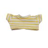 15-17cm Doll Clothes - Luxury Chic Style Set for 17cm Dolls, Premium Doll Outfit with Accessories for 16cm Doll-Khaki Rompers + Yellow Striped T-Shirt view 3