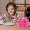 FAUOSWUK Interactive Educational Drawing Robot, ABS Drawing Robot with 100 Cards 2 Pens Smart Sketcher for Hand Eye Coordination view 2