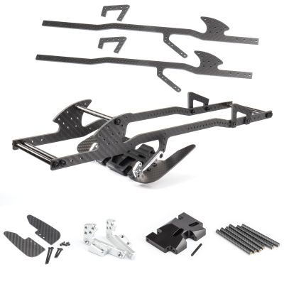 1/10 LCG Chassis Kit Gen3 Performance RC Crawler Carbon Chassis Frame for 1/10 RC Crawler Capra SCX10 F10 Comp Rigs (Chassis Kit)