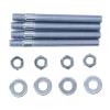 Carburetor Studs Kit, 3.5in Carburetor Studs Set Metal Carb Mounting Stud Kit with Spacers for 5/16in Threads Intake view 1