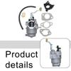0G8442G110 Carburetor for RS5500 Generators 389cc Engine with Fuel Line and Gaskets view 2
