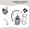 0G8442G110 Carburetor for RS5500 Generators 389cc Engine with Fuel Line and Gaskets view 3