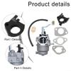 0G8442G110 Carburetor for RS5500 Generators 389cc Engine with Fuel Line and Gaskets view 4