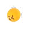 GALPADA 60Pcs Plastic Number Balls Durable Lottery Raffle Game Balls for Bingo Machines Drawings and Entertainment Activities view 2