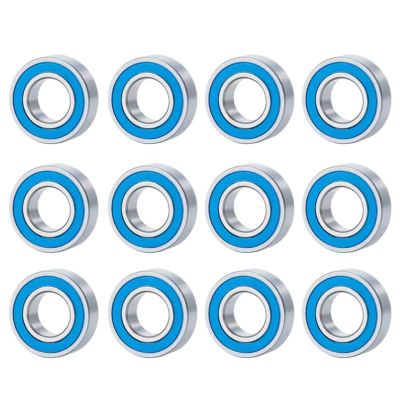 Compatible with Tamiya for Super RC Car Upgrade Parts Accessories 12 Pcs Rubber Sealed Bearing Kit RC Car Accessories