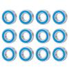 Compatible with Tamiya for Super RC Car Upgrade Parts Accessories 12 Pcs Rubber Sealed Bearing Kit RC Car Accessories view 1