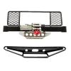 BOQEXSS for MN99S D90 D91 D99 L67A 1/12 RC Car Metal Front Rear Bumper Protection Board Winch DIY Upgrade Spare Parts Rc Bumpers view 1