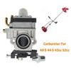 Carburetor Compatible with 40-5 44-5 43cc 52cc Gasoline Grass Trimmer Accessories Carburetor Brush Cutter Engine view 2