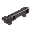 BOQEXSS for Traxxas for TRX-4 A68T 1/10 RC Crawler Car 2X Brass Front Bumper Mount Servo Mount Upgrade Parts Accessories Rc Bumpers view 4