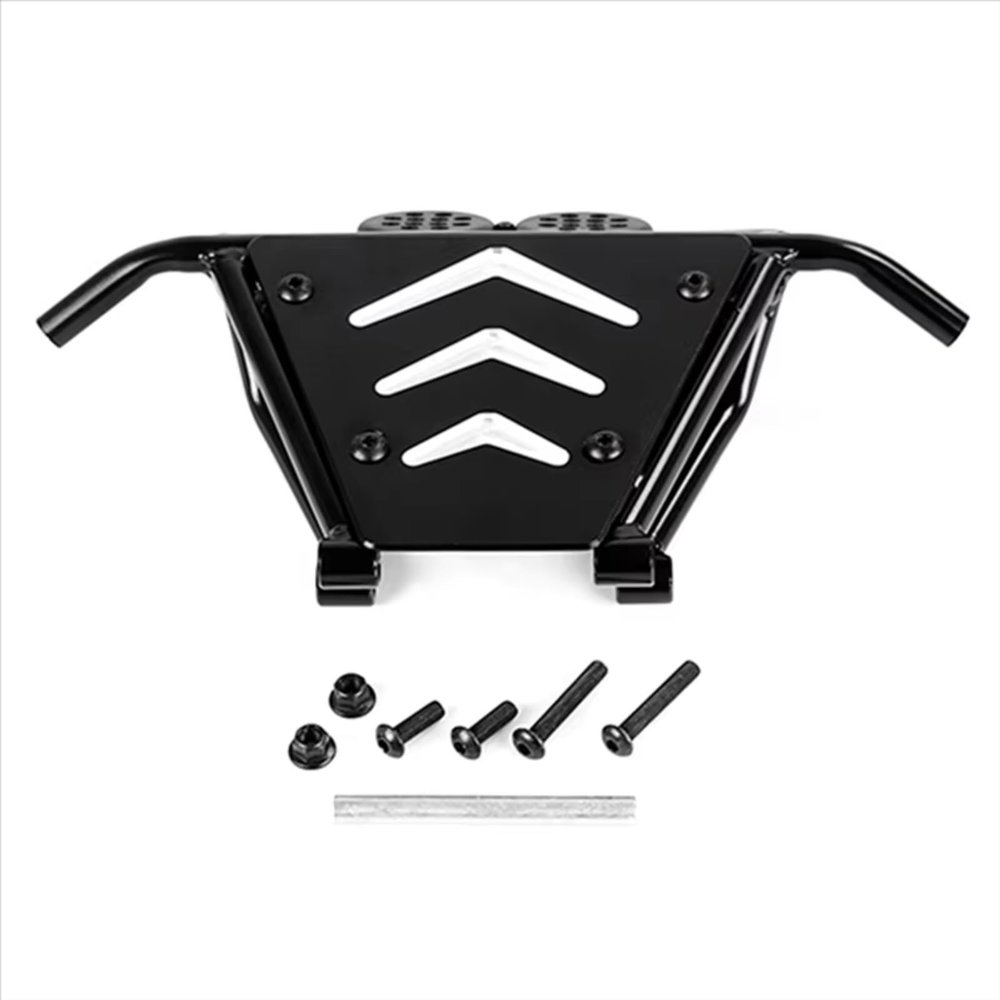 BOQEXSS for Hpi for Rofun for Rovan for Km for Baja for BAHA 5Ts 1/5 Rc Car Metal Front Bumper Kit PUpgrade Parts Repair Replacement Accessories Rc Bumpers