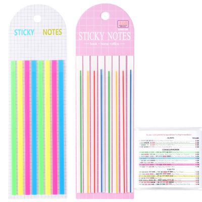 320 pcs Mahjong Card Line Finder Highlighter Tape, Mahjong Line Highlighter Stripe, Transparent Sticky Card Markers Tabs, Mahjong Game Rule Reader, Reusable & No Adhesive Residue (Solid color + Lines)
