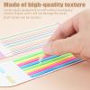 320 pcs Mahjong Card Line Finder Highlighter Tape, Mahjong Line Highlighter Stripe, Transparent Sticky Card Markers Tabs, Mahjong Game Rule Reader, Reusable & No Adhesive Residue (Solid color + Lines) view 4