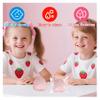 1 Dollar Toys Taba Squishy Strawberry - Ultra Soft Stress Relief Fidget Toy for Kids & Adults | Kawaii Desk Accessory | Clear Packaging Gift | Squeeze & Bounce Back Fun taba view 4