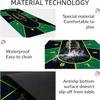 nuveti 70 x 35 Inch Texas Hold'em Poker Mat Portable Rubber Poker Table Top Water Waterproof, Noise Reduction Poker Table Top for Any Tabletop Game view 3